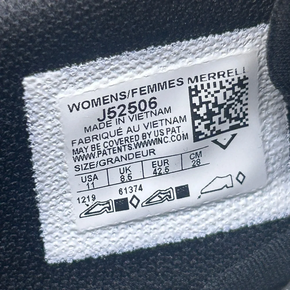 Merrell Vapor Glove 4 Womens 11 Barefoot Running Shoes Black J52506 Vibram